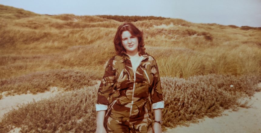 N A Rossi on Southport beach aged 18
