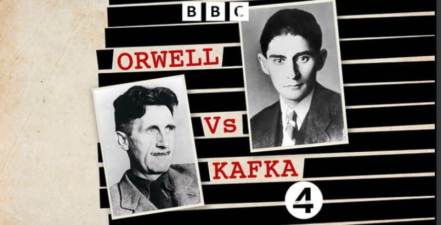 head and shoulders photos of two white men with dark hair wearing jacket and tie